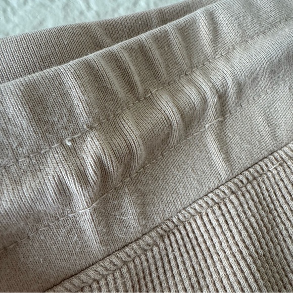 MATE the Label Organic Waffle Wide Leg Crop Pants - Picture 4 of 6